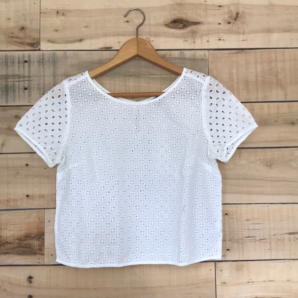 White summer top